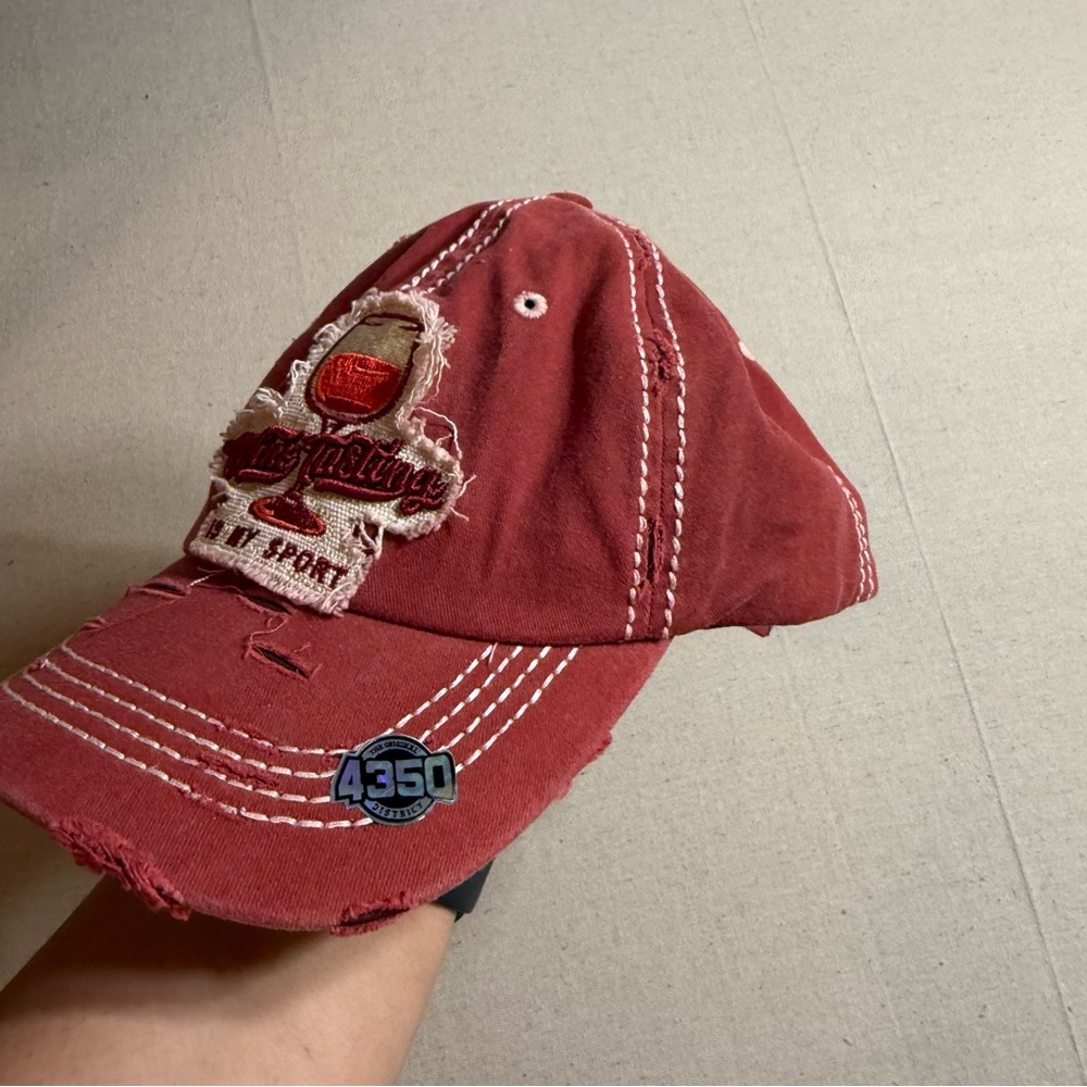 4350 District Burgundy‎ Wine Sport Hat - Picture 2 of 8